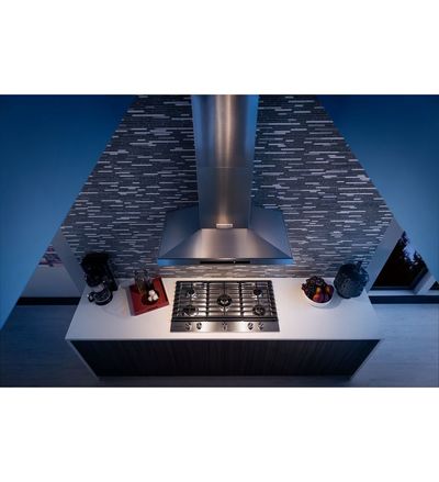 36" KitchenAid 5 Burner Gas Cooktop With Griddle - KCGS956ESS