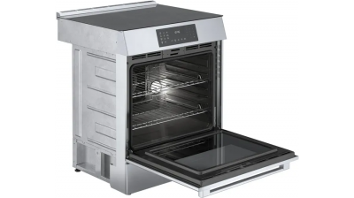 30" Bosch Benchmark Induction Slide-in Range in Stainless Steel - HIIP057C