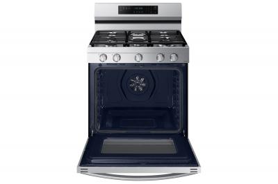 30" Samsung 6.0 Cu. Ft. Freestanding Gas True Convection Range With Wi-Fi And Air Fry - NX60A6711SS