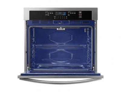 30" Samsung 5.1 Cu. Ft. Wall Oven with Wi-Fi Connectivity in Stainless Steel - NV51T5512SS