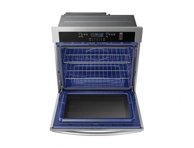 30" Samsung 5.1 Cu. Ft. Wall Oven with Wi-Fi Connectivity in Stainless Steel - NV51T5512SS