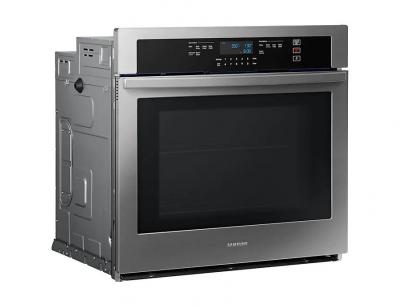 30" Samsung 5.1 Cu. Ft. Wall Oven with Wi-Fi Connectivity in Stainless Steel - NV51T5512SS