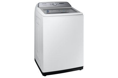 28" Samsung 5.8 Cu. Ft. Top Load Washer With Active WaterJet In White - WA50R5200AW