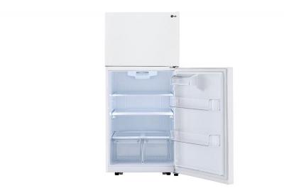 30" LG 20 Cu. Ft. Top Mount Refrigerator In White - LTCS20020W