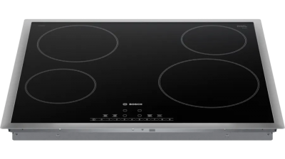 Bosch 6 Serie Electric Cooktop in Black Surface Mount with Frame - NET5469SC