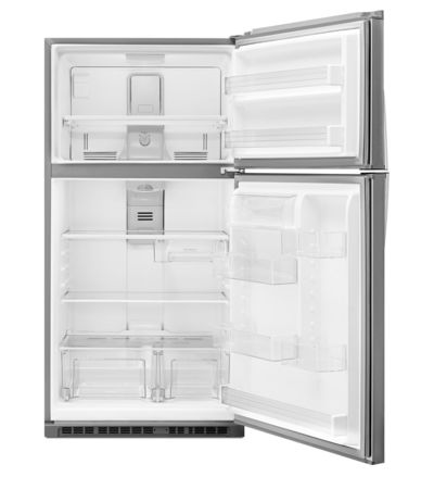 33" Whirlpool® Top-Freezer Refrigerator with Optional EZ Connect Icemaker Kit - WRT541SZDB