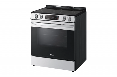 30" LG 6.3 Cu. Ft. Smart Wi-Fi Enabled Electric Slide-in Range In Stainless Steel - LSEL6331F