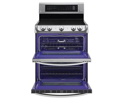 30" LG 7.3 Cu. Ft. Electric True Double Oven Range With ProBakeConvection And EasyClean - LDE5415ST