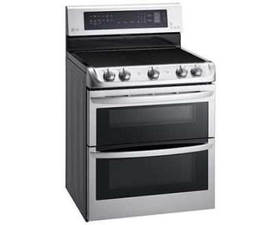 30" LG 7.3 Cu. Ft. Electric True Double Oven Range With ProBakeConvection And EasyClean - LDE5415ST