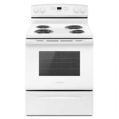 30" Amana Electric Range With Self-Clean Option - YACR4503SFW