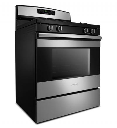 30" Amana 5.0 Cu. Ft. Gas Range With Self-Clean Option - AGR6603SFW