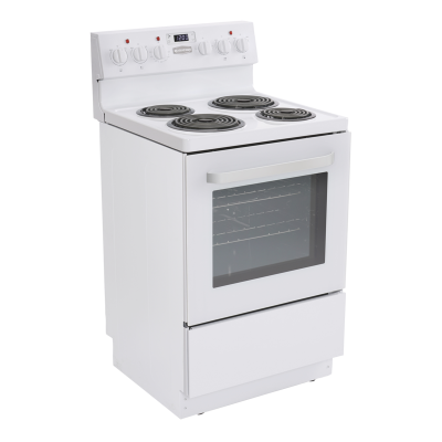 24" Marathon Electric Coil Range With CTL Elements In White - MER243W