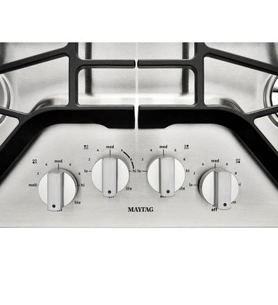 30" Maytag 4-Burner Gas Cooktop With Power Burner - MGC7430DS