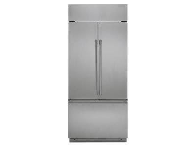 36" Monogram Built In French Door Stainless Steel Refrigerator - ZIPS360NNSS