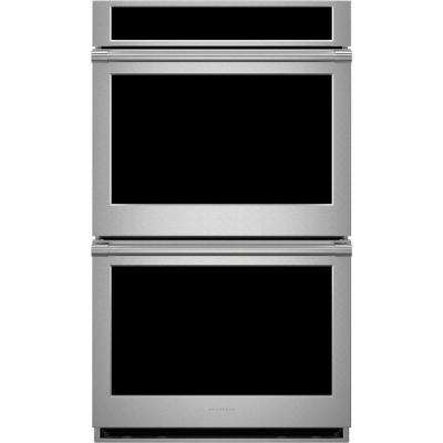 30" Monogram 10.0 Cu. Ft. Statement Collection Electric Convection Double Wall Oven - ZTDX1DPSNSS