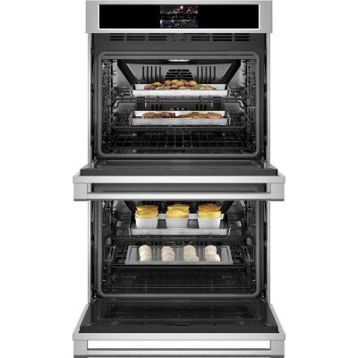 30" Monogram 10.0 Cu. Ft. Statement Collection Electric Convection Double Wall Oven - ZTDX1DPSNSS