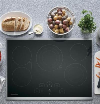 30" Monogram Touch Control Electric Cooktop - ZEU30RSJSS