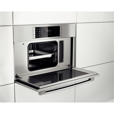 30" Bosch 1.4 Cu. Ft. Benchmark Series Steam Convection Oven In Stainless Steel - HSLP451UC