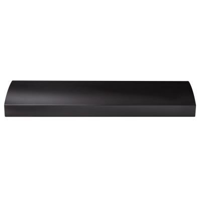 30" Broan 4-Way Convertible Under-Cabinet Range Hood With 270 Max CFM In Black - BXT130BLC