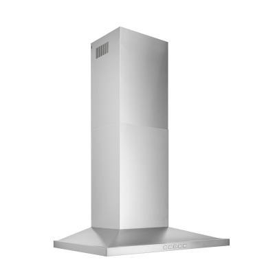 30" Broan Convertible Wall-Mount Pyramidal Chimney Range Hood With 450 MAX CFM - BWS1304SS