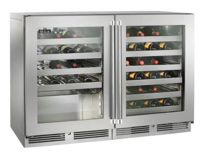 48" Perlick Signature Series Dual-Zone Wine Reserve - HP48WWS33L3R