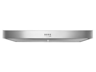 30" Whirlpool Range Hood With Dishwasher-Safe Full-Width Grease Filters - WVU37UC0FS