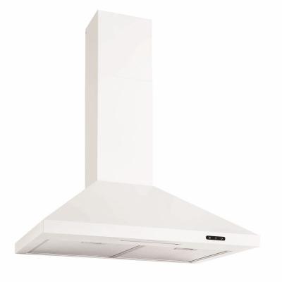 30" Broan Elite EW48 Series Pyramidal Chimney Range Hood In White - EW4830WH