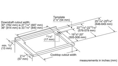 30" Thermador Masterpiece Series Downdraft Ventilation in Stainless Steel  - UCVM30XS