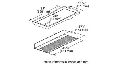 36" Thermador Professional Series Custom Insert - VCI236DS