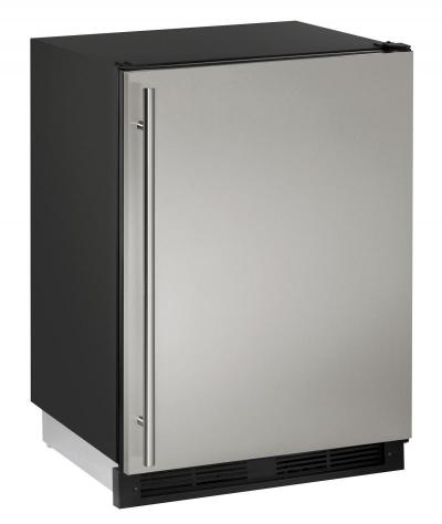 24" U-Line 1000 Series Solid Door Refrigerator - U1224RS00B