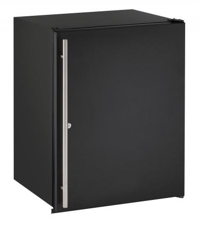 24" U-Line ADA Series Solid Door Compact Refrigerator - UADA24RB13B