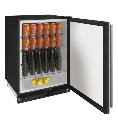 24" U-Line 1000 Series Solid Door Built-In Compact Refrigerator - U1024RS00A