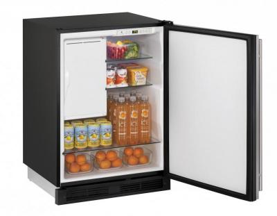 24" U-Line 1000 Series Built-In Compact Refrigerator - UCO1224FS00B