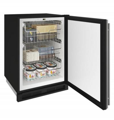 24" U-Line 1000 Series Freestanding Convertible Freezer - U1224FZRS00A