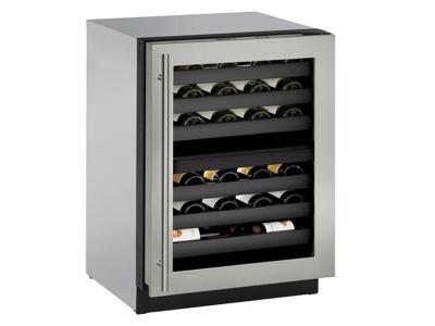 24" U-Line Modular 3000 Series Built-In Wine Cooler - U3024ZWCS00B