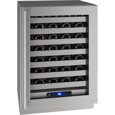 24" U-Line 5 Class Series Wine Captain Cooler Stainless Frame (with lock) - UHWC524SG51A