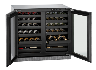 36" U-Line Modular 3000 Series Wine Cooler  - U3036WCWCS00B