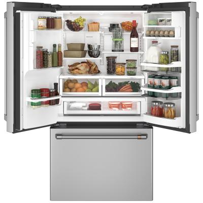 36" Café 22.2 Cu. Ft. French-Door Refrigerator w/Keurig K-Cup Brewing System - CYE22UP2MS1