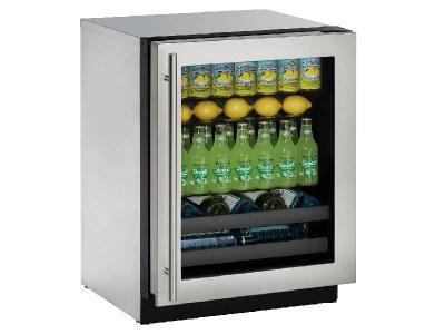 24" U-Line 3000 Series Beverage Center - U3024BEVS00B