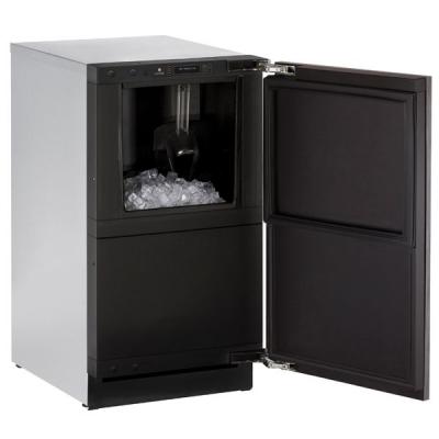 18" U-Line Ice-Machine With Integrated Solid Finish and Field Reversible Door Swing - U3045CLRINT40B