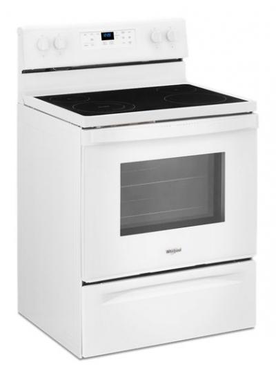 30" Whirlpool 5.3 Cu. Ft. Electric Range With Frozen Bake Technology In White - YWFE515S0JW