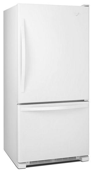 30" Whirlpool 19 Cu. Ft. Bottom-Freezer Refrigerator with Freezer Drawer - WRB329DFBW