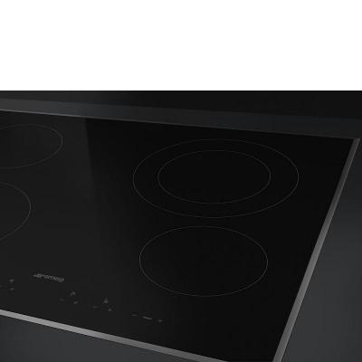 24" SMEG Electric Cooktop with 5 Burners - SEU244ETB