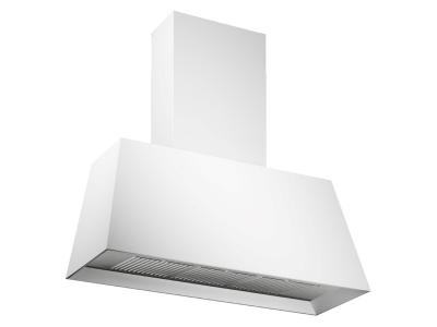 36" Bertazzoni Master Series Contemporary Canopy Hood In Matte White - KMC36BI