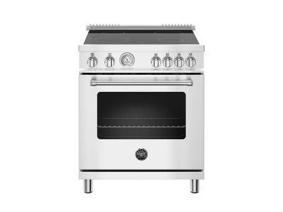 30" Bertazzoni Master Series Electric Range With 4 Heating Zones And Electric Oven - MAST304CEMXE