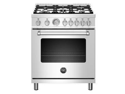 30" Bertazzoni Master Series Dual Fuel 5 Burners Electric Oven - MAST305DFMXE