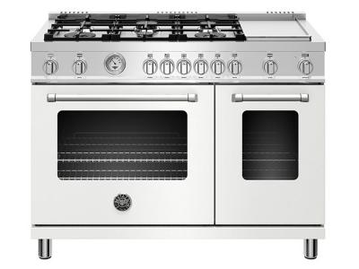 48" Bertazzoni  Gas Range with 6 Burner and Griddle - MAST486GGASBIE