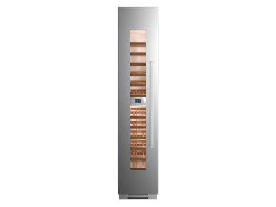 18" Bertazzoni Professional Series Built-in Left Swing Door Wine Cellar Column In Stainless Steel - REF18WCPIXL