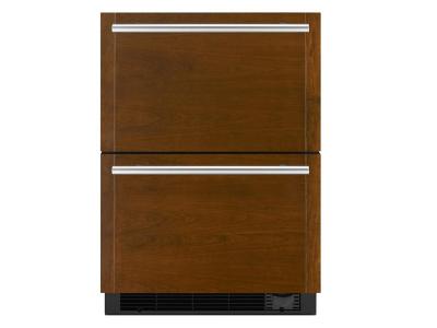 24" Jenn-Air Panel-Ready Double-Freezer Drawers - JUCFP242HX