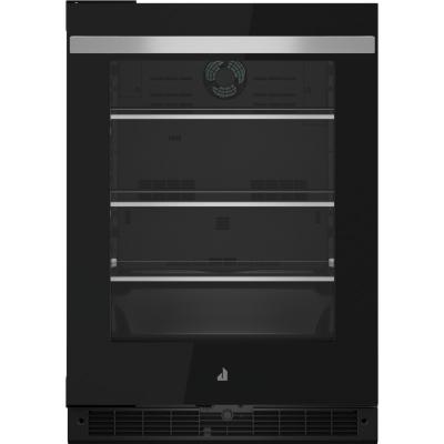 24" Jenn-Air NOIR Left Swing Under Counter Glass Door Refrigerator  - JUGFL242HM